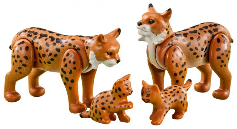 PLAYMOBIL Produits complémentaires 6540 Famille de lynx