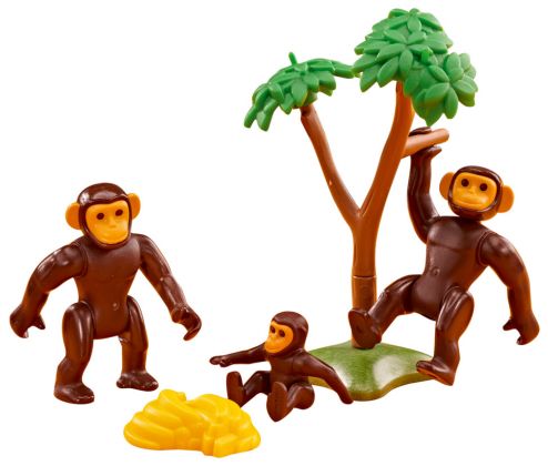 PLAYMOBIL Produits complémentaires 6542 Famille de chimpanzés
