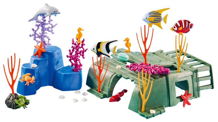 PLAYMOBIL Produits complémentaires 6545 Récif de corail avec animaux marins