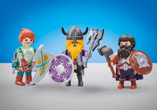 PLAYMOBIL Produits complémentaires 6588 3 combattants nains