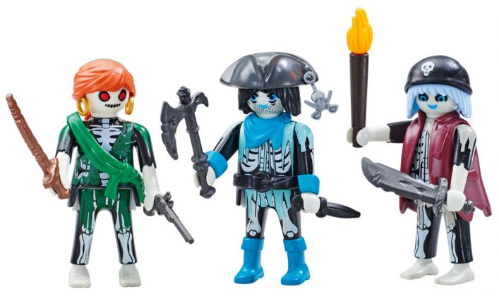 PLAYMOBIL Produits complémentaires 6592 3 pirates fantômes