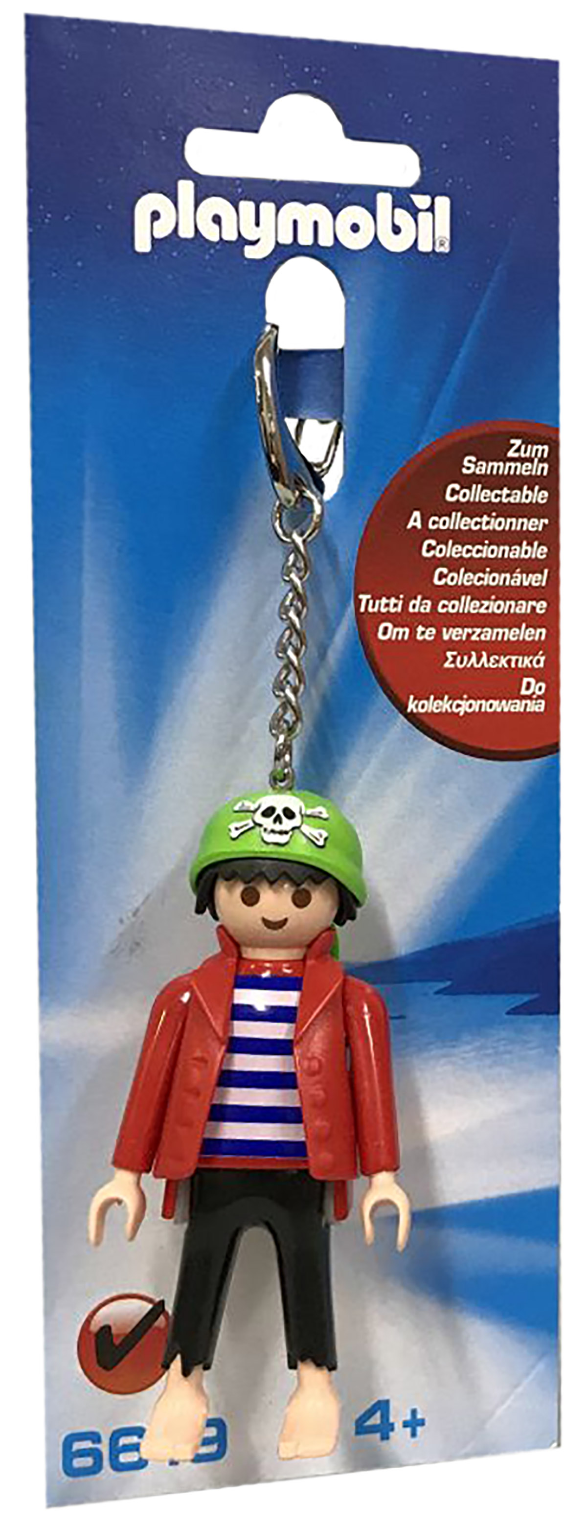 Porte-clés Playmobil Figurine Pirate - Occasion - Collection Jouet Vintage