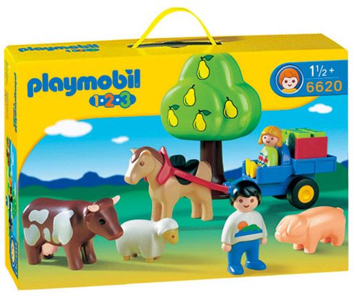Playmobil 123 Ref 6796 Fille avec Chien et Animaux Accessoires pour enfants