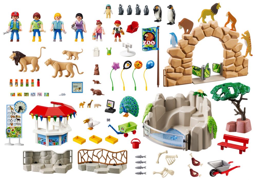 zoo playmobil 6634 carrefour