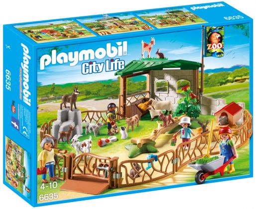 PLAYMOBIL City Life 6635 Parc animalier avec visiteurs