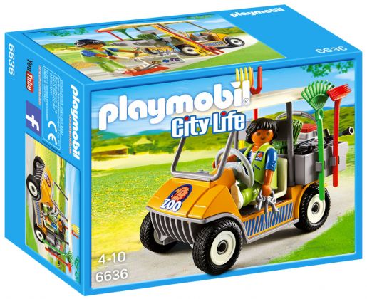 PLAYMOBIL City Life 6636 Soigneur animalier avec véhicule