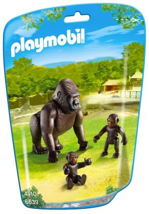 PLAYMOBIL City Life 6639 Gorille avec bébés