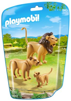 PLAYMOBIL City Life 6642 Famille de lions