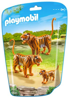 PLAYMOBIL City Life 6645 Couple de tigres avec bébé