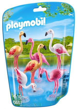 PLAYMOBIL City Life 6651 Groupe de flamants roses