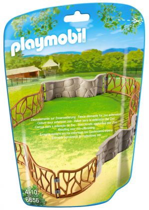 PLAYMOBIL City Life 6656 Enclos pour animaux du zoo