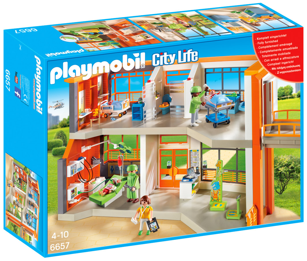 PLAYMOBIL 6657 Kinderklinik mit Einrichtung