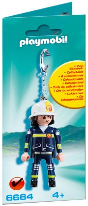 PLAYMOBIL Objets divers 6664 Porte-clés Pompier