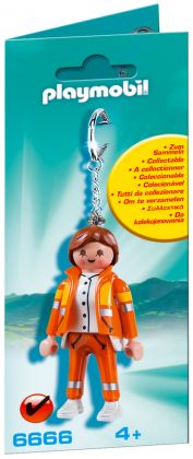 PLAYMOBIL Objets divers 6666 Porte-clés Secouriste