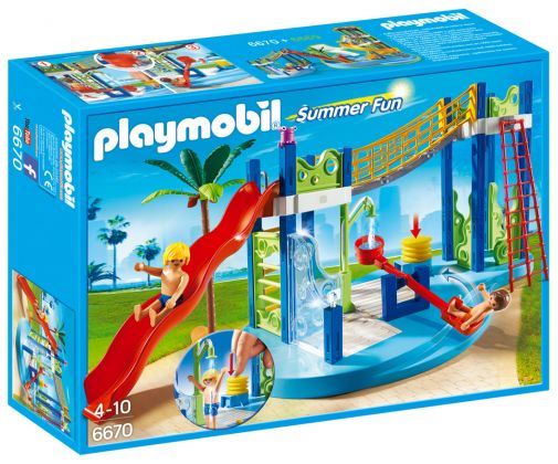 PLAYMOBIL Summer Fun 6670 Aire de jeux aquatique