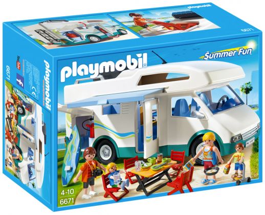 PLAYMOBIL Summer Fun 6671 Famille avec camping-car