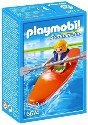 PLAYMOBIL Summer Fun 6674 Enfant et kayak