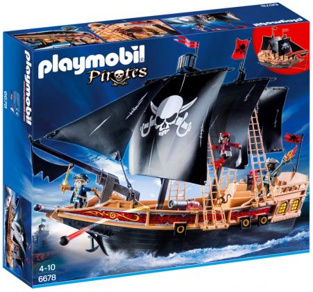 PLAYMOBIL Pirates 6678 Bateau pirates des ténèbres