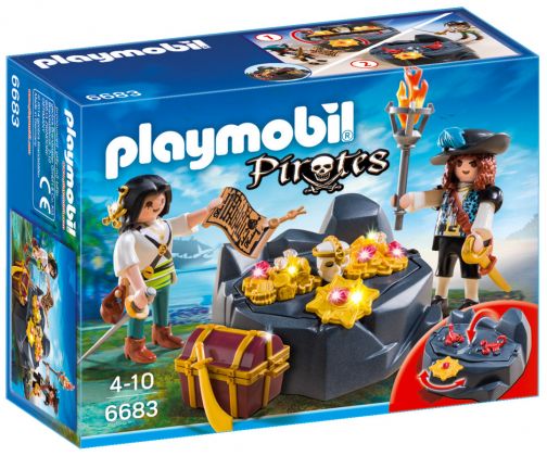 PLAYMOBIL Pirates 6683 Pirates et trésor royal