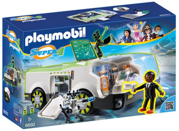 PLAYMOBIL Super 4 6692 Techno Caméléon avec Gene