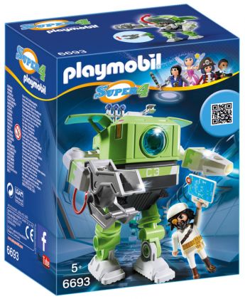 PLAYMOBIL Super 4 6693 Robot Cleano