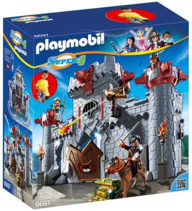 PLAYMOBIL Super 4 6697 Citadelle transportable du Baron Noir