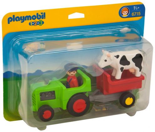 PLAYMOBIL 123 6715 Fermier / tracteur