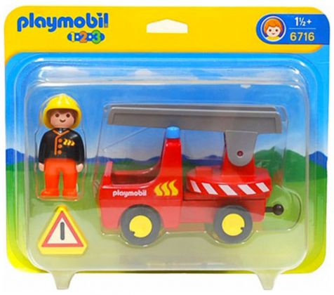 PLAYMOBIL 123 6716 Pompier et camion