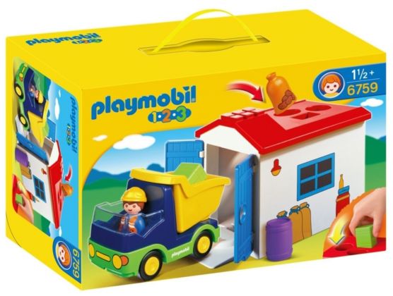 PLAYMOBIL 123 6759 Camion avec garage