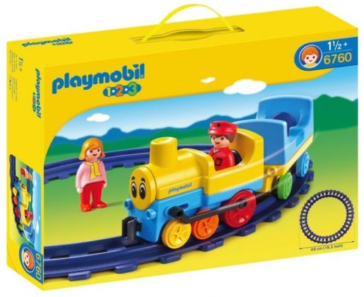 PLAYMOBIL 123 6760 Train avec rails