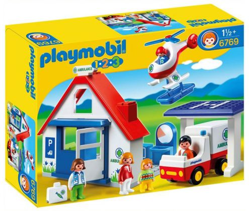 PLAYMOBIL 123 6769 Coffret Hôpital