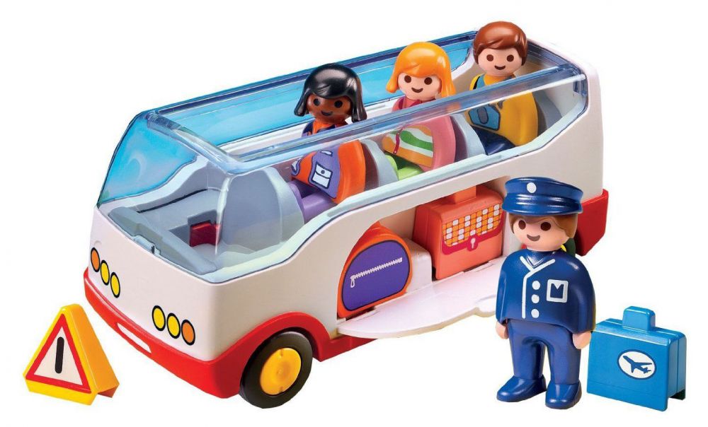 playmobil 123 autocar de voyage