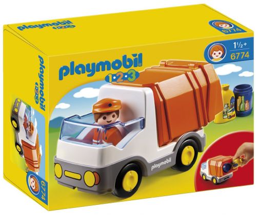 PLAYMOBIL 123 6774 Camion poubelle