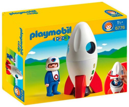 PLAYMOBIL 123 6776 Fusée et spationaute