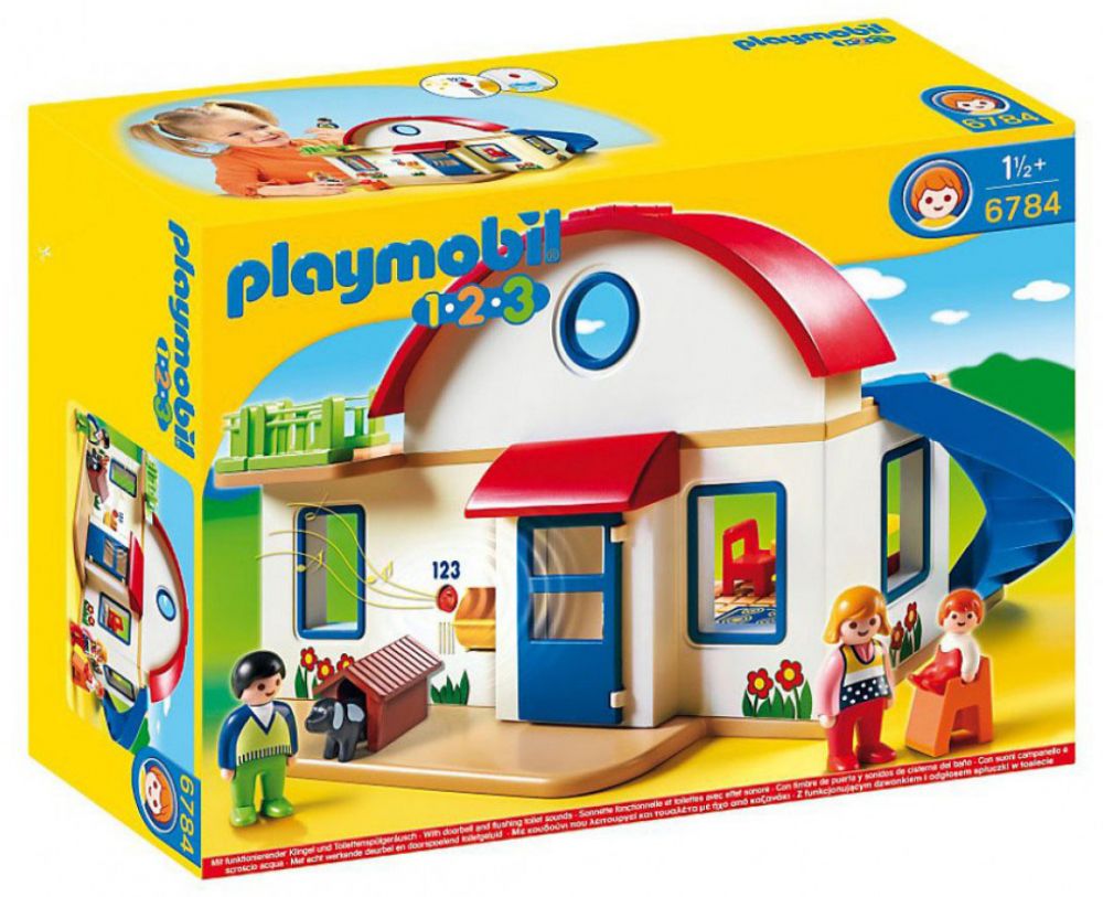 Playmobil 123 6754 pas cher, Coffret grand zoo