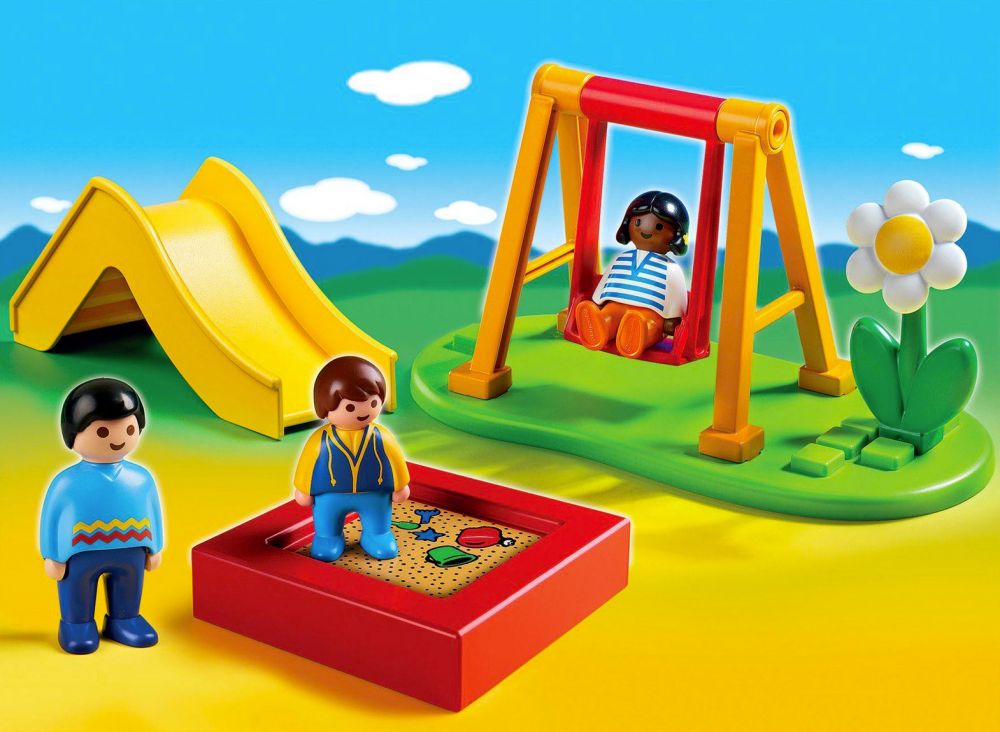 Playmobil 123 6785 pas cher, Enfants et parc de jeux