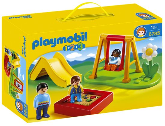 PLAYMOBIL 123 6785 Enfants et parc de jeux