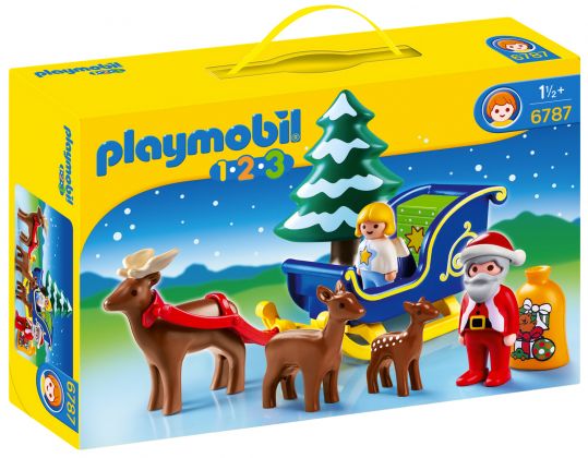 PLAYMOBIL 123 6787 Père Noël avec angelot et traîneau