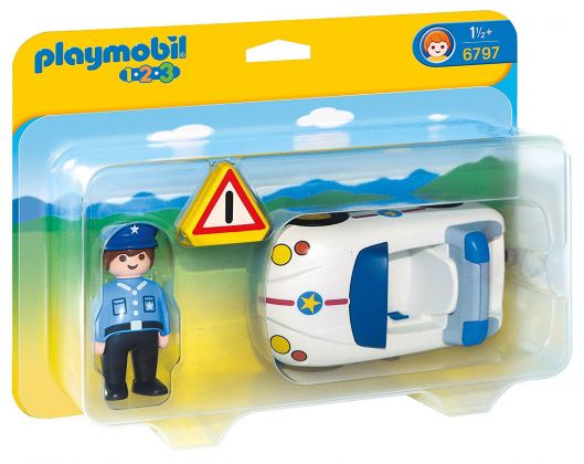 PLAYMOBIL 123 6797 Policier et voiture