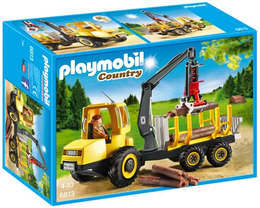 PLAYMOBIL Country 6813 Porteur avec bûcheron