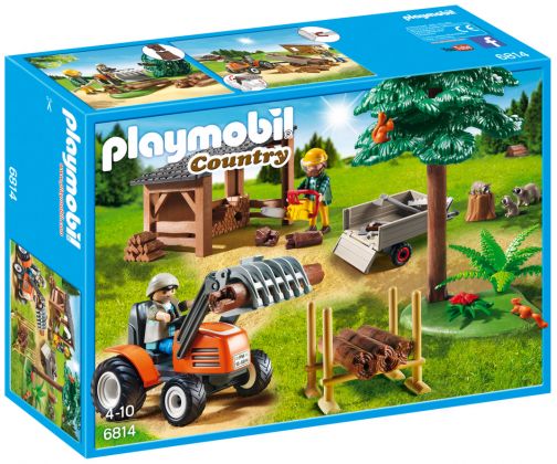 PLAYMOBIL Country 6814 Véhicule de débardage avec bûcherons