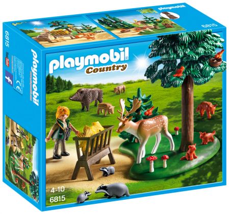 PLAYMOBIL Country 6815 Garde forestière avec animaux