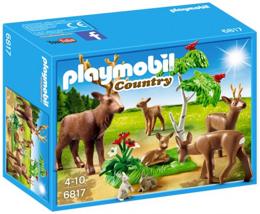 PLAYMOBIL Country 6817 Famille de cerfs