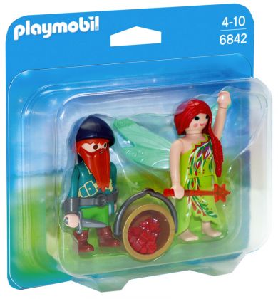 PLAYMOBIL Princess 6842 Fée et nain de la forêt