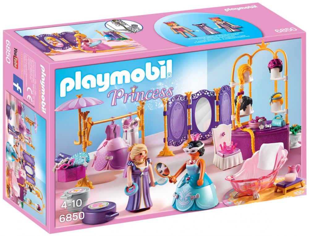 Playmobil Princess 6850 pas cher, Salon de beauté avec princesses