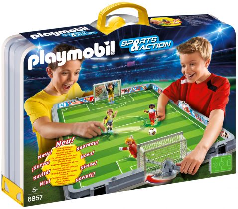 PLAYMOBIL Sports & Action 6857 Terrain de football transportable