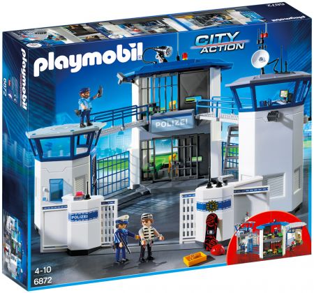 PLAYMOBIL City Action 6872 Commissariat de police avec prison