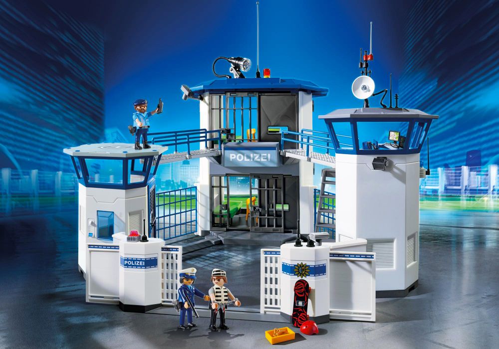 PLAYMOBIL 6872 Commissariat de police avec prison - Cdiscount Jeux - Jouets