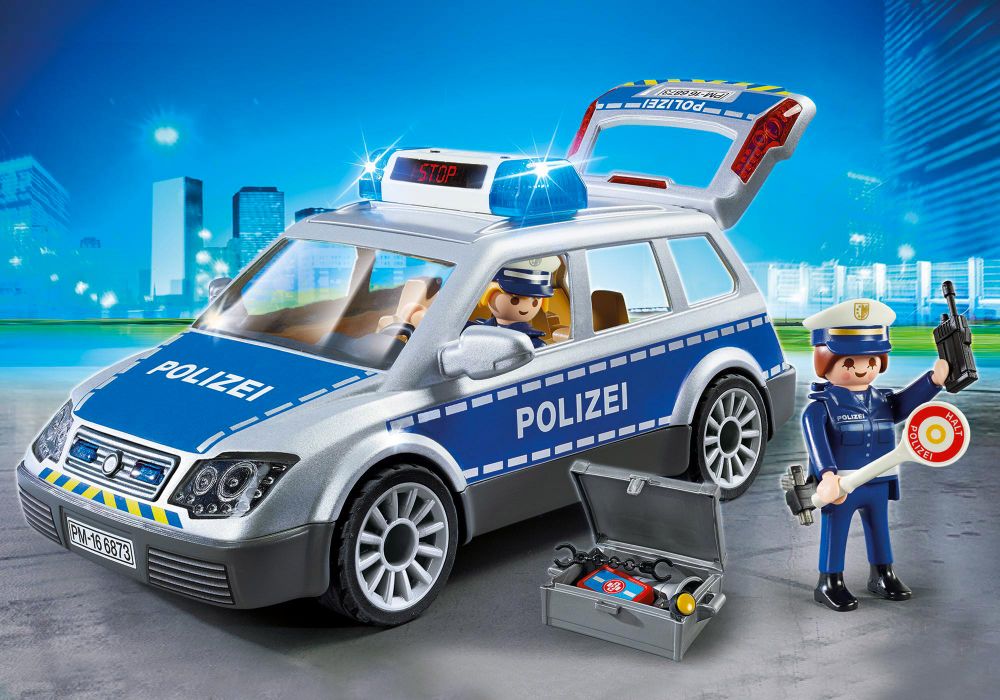 Playmobil City Action 6920 Voiture de police avec gyrophare et