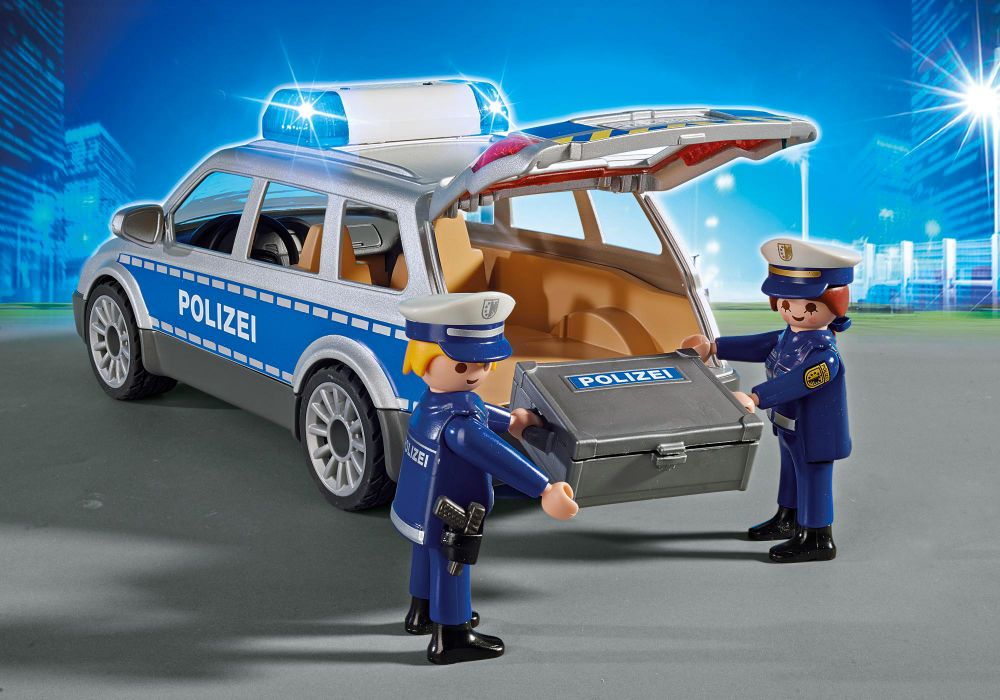 Playmobil City Action 6920 Voiture de police avec gyrophare et